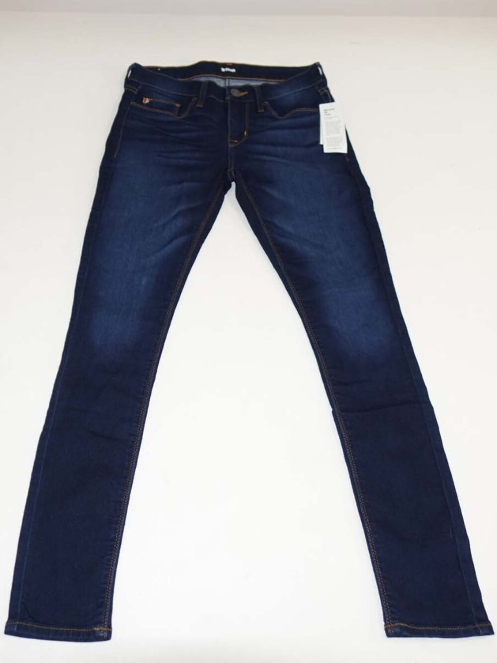 Hudson Women's Krista Ankle Super Skinny Jeans Size 26 NWT Dark Blue Mid Rise